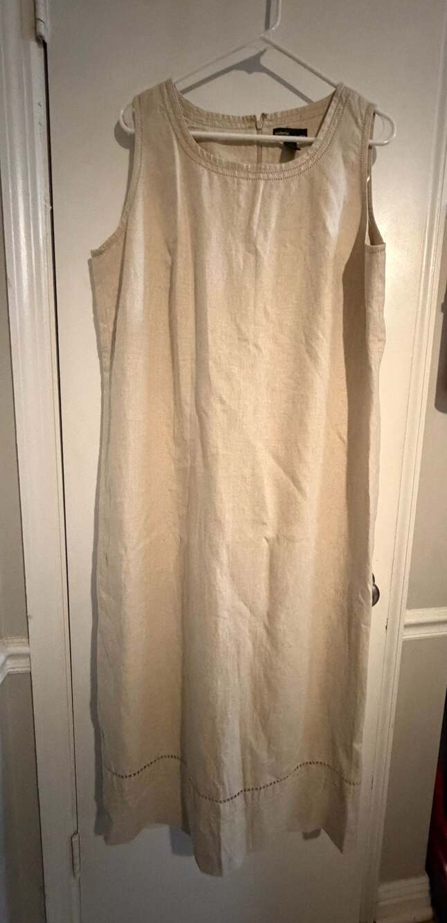 Valerie by Valerie Stevens Woman Women's Dress Size 14 ~ 100% Linen~